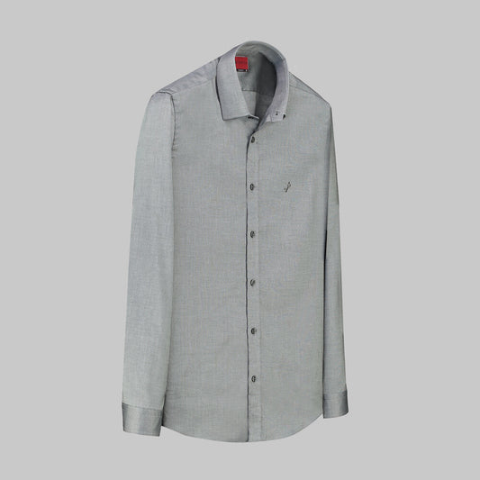 Sosa Slim Fit Gri Gömlek