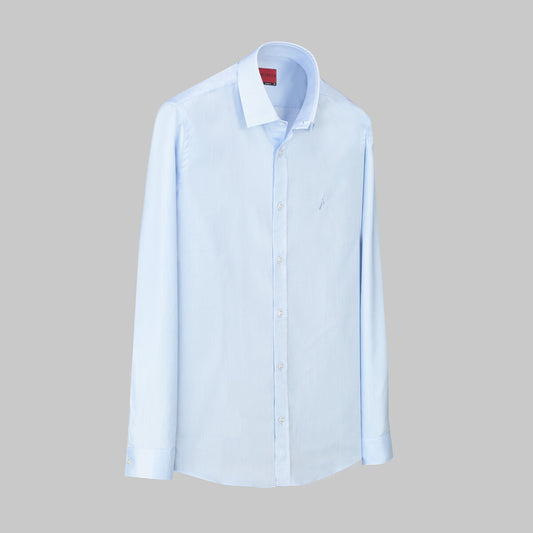 Sosa Uzun Kol Açık Mavi Fitted Gömlek