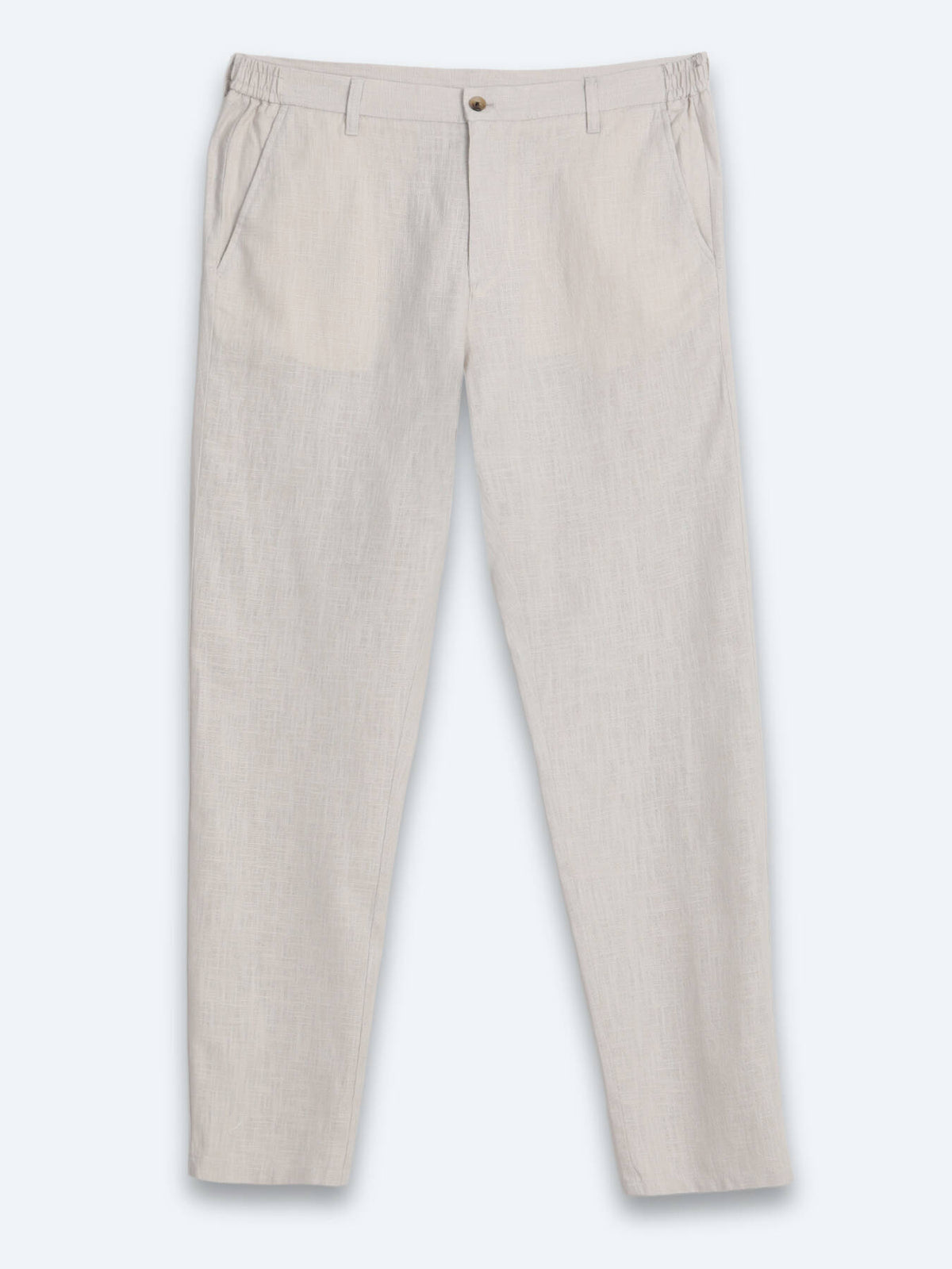 Taş Dokuma Relaxed Fit Casual Pamuk Karışımlı Pantolon