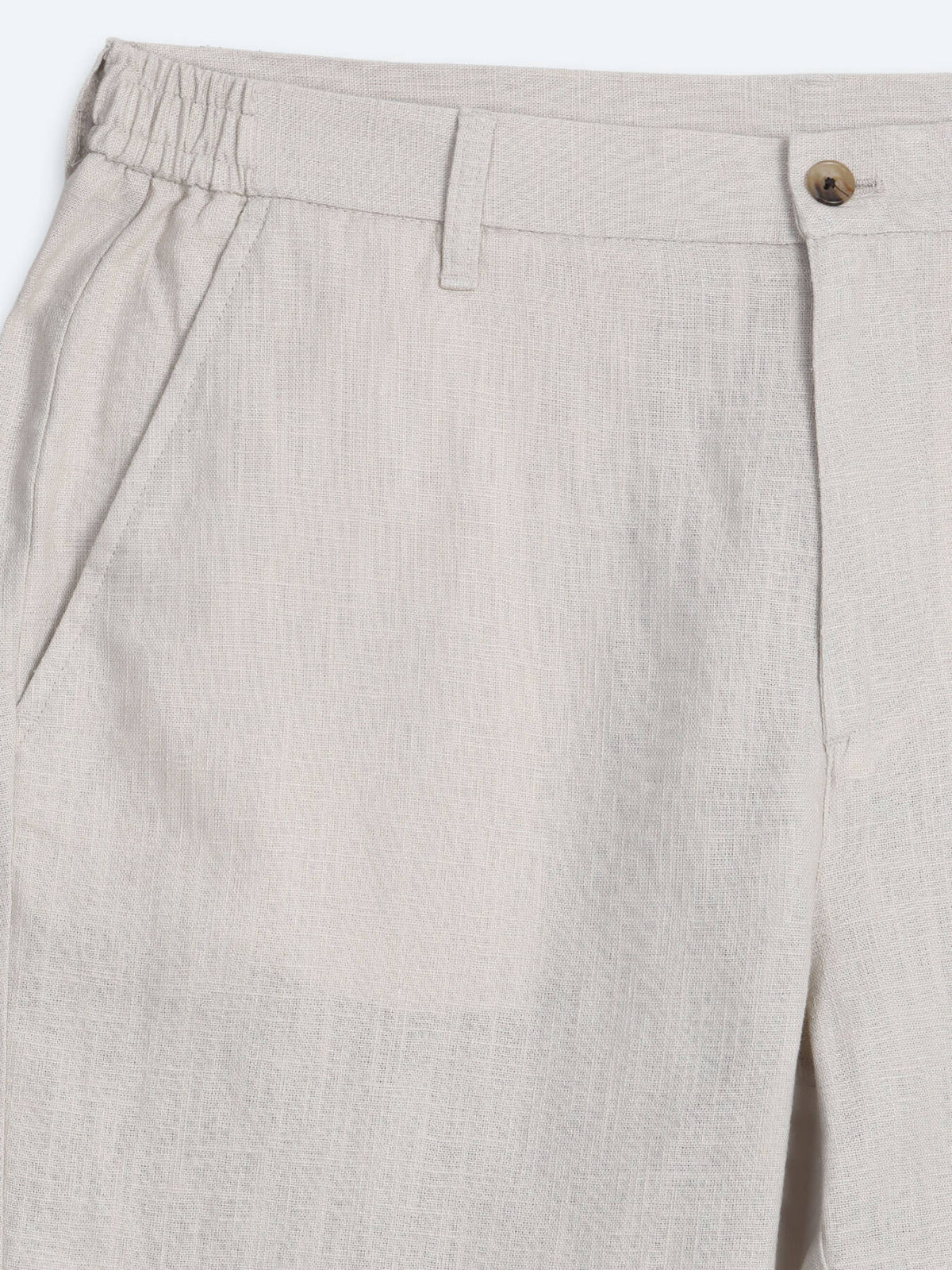 Taş Dokuma Relaxed Fit Casual Pamuk Karışımlı Pantolon