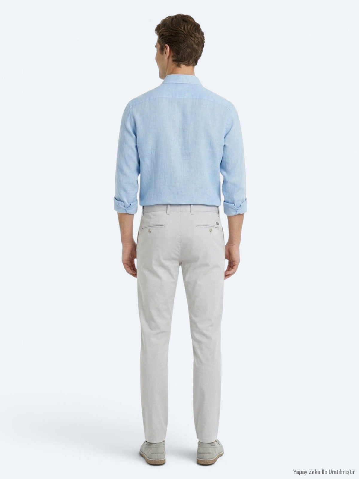 Taş Düz Dokuma Slim Fit Casual Pantolon