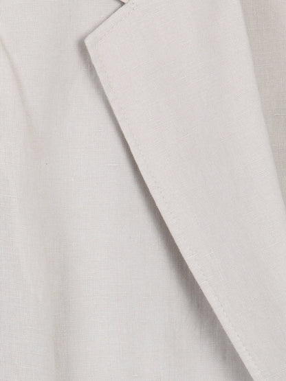Taş Düz Modern Fit %100 Keten Ceket