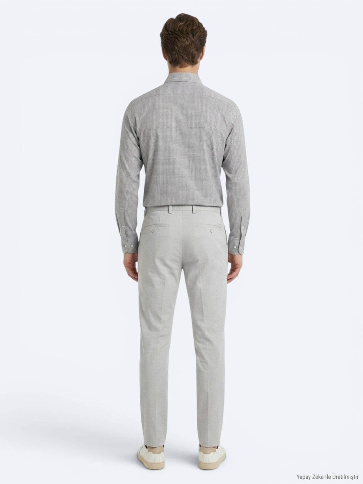 Taş Kumaş Relaxed Fit Casual Pamuk Karışımlı Pantolon