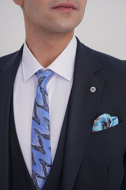 Tk 933 Takim Slim Lacivert