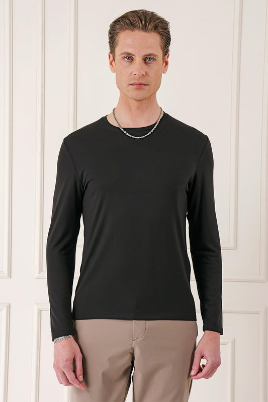 Ts 870 Slim Fit A.kahve Spor T-shirt