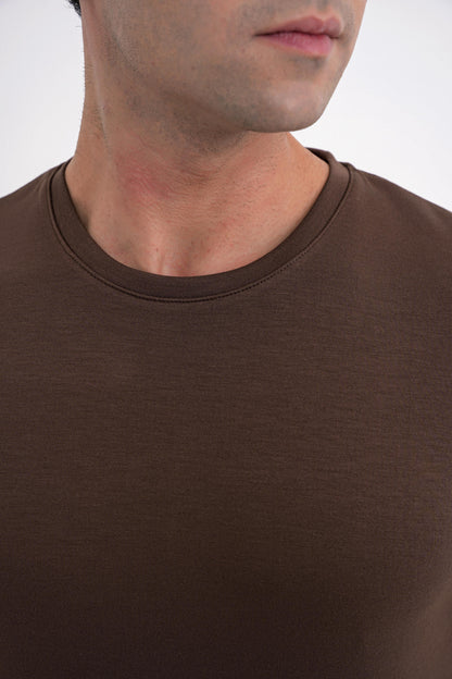 Ts 885 T-shirt Comfort Kakao Casual