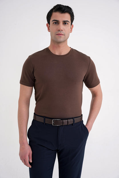 Ts 885 T-shirt Comfort Kakao Casual