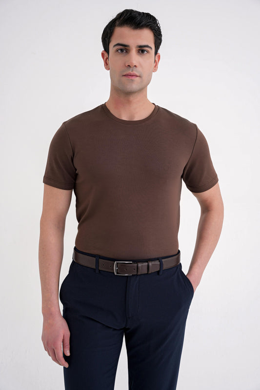 Ts 885 T-shirt Comfort Kakao Casual