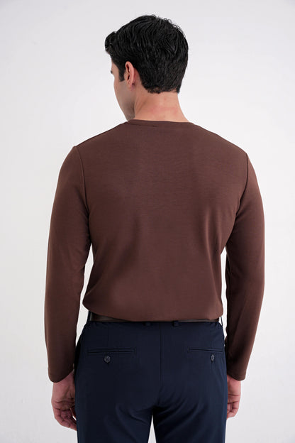 Ts 892 T-shirt Comfort Kakao Casual