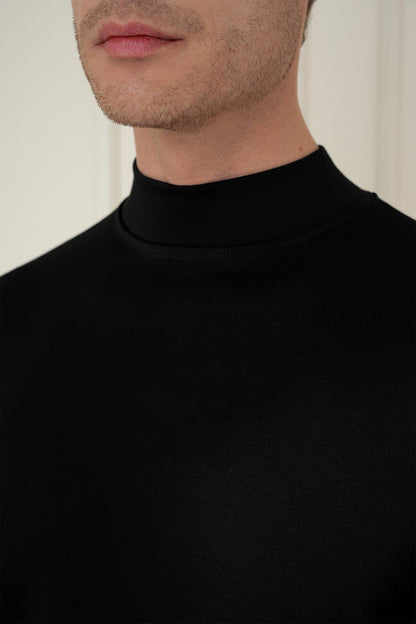 Ts 894 Slim Fit Siyah Spor T-shirt