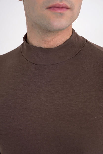 Ts 894 T-shirt Slim Kakao Casual