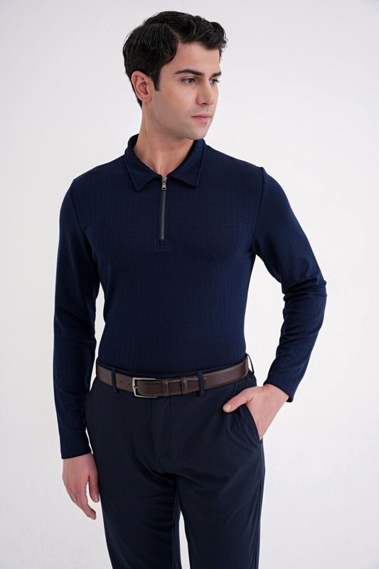 Ts 919 T-shirt Comfort Lacivert