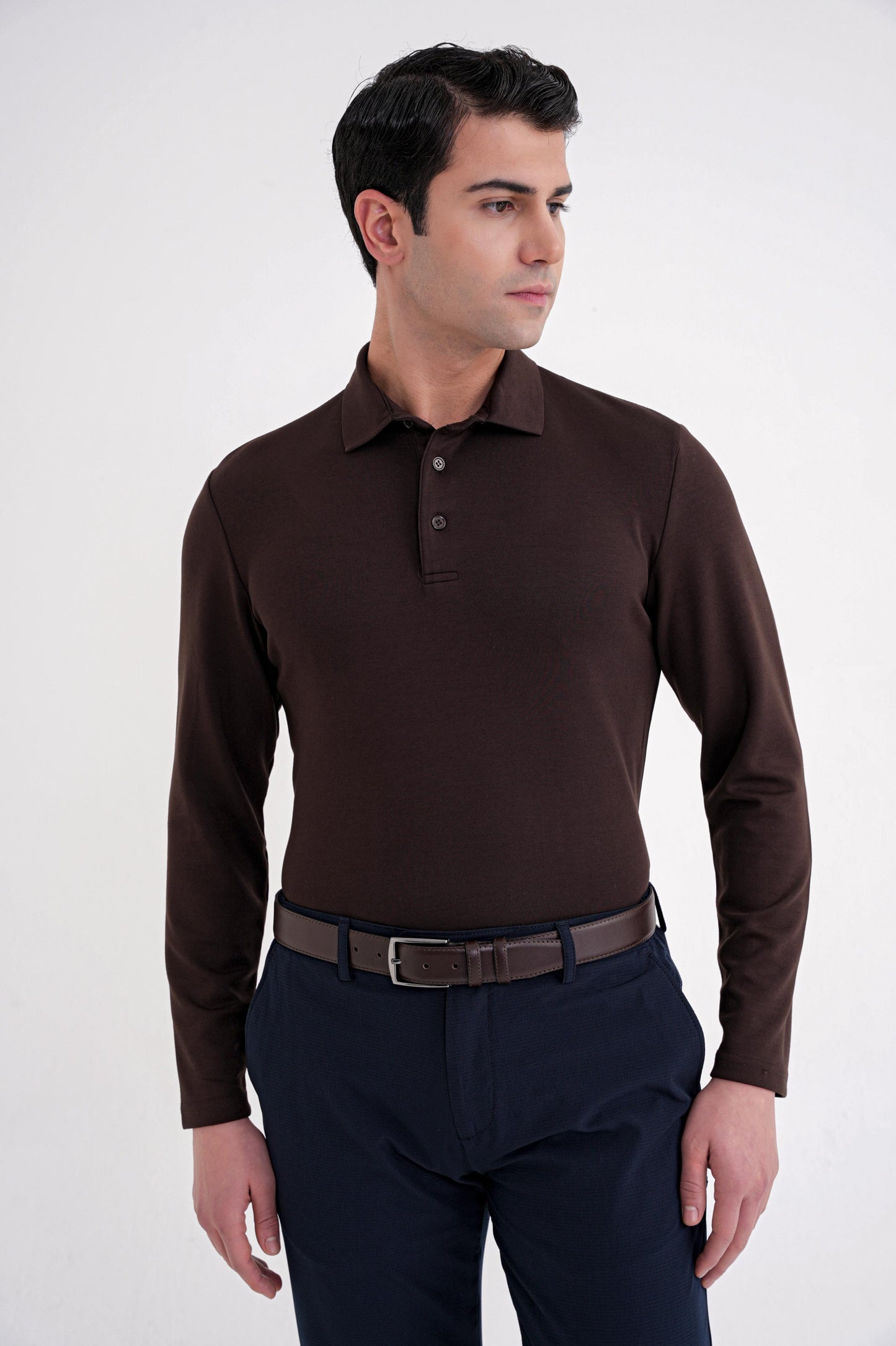 Ts 921 T-shirt Comfort Kahverengi