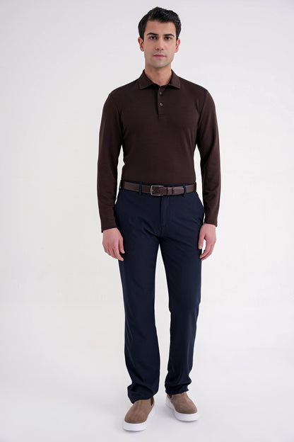 Ts 921 T-shirt Comfort Kahverengi