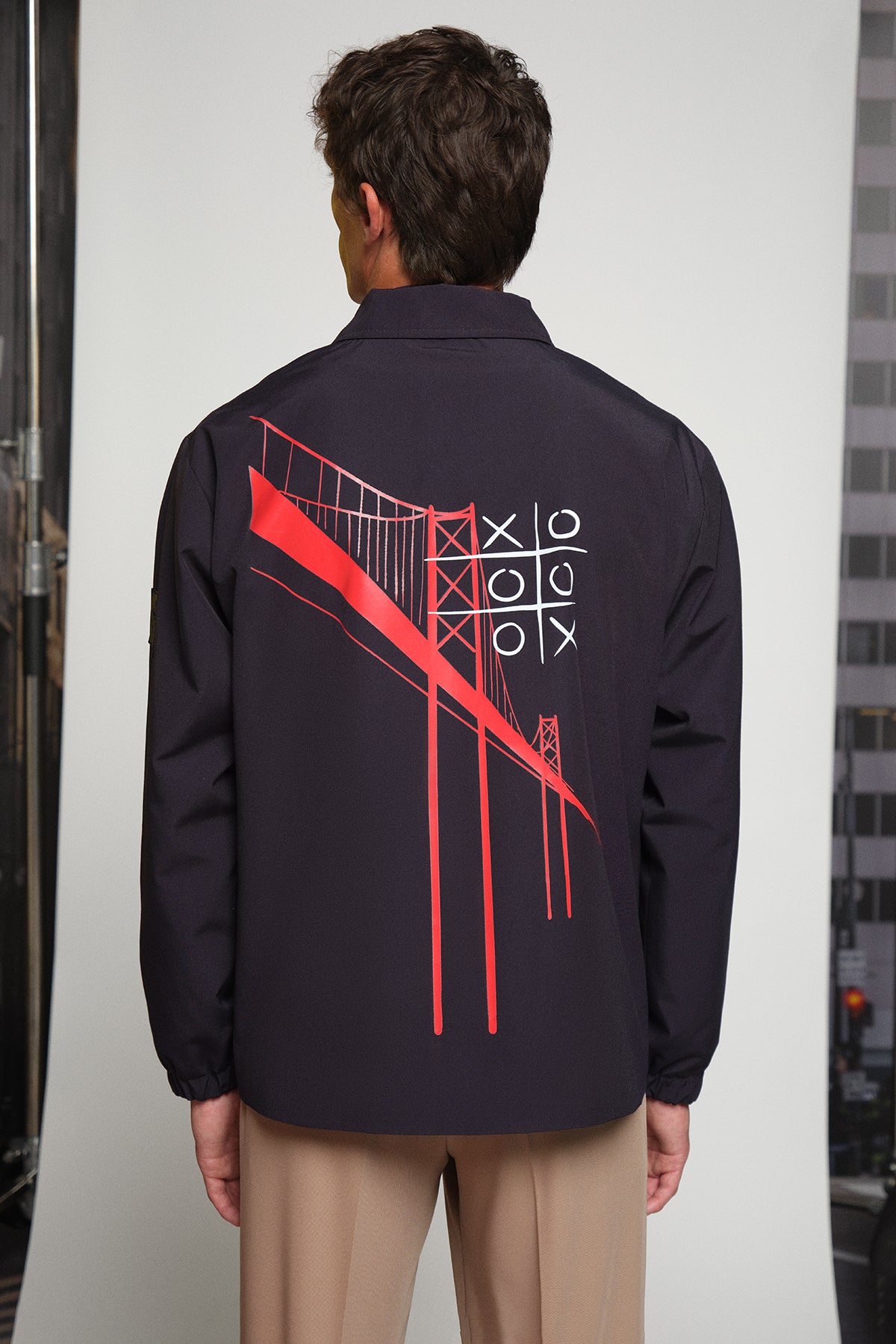 Uniro Lizbon Tasarım Lacivert Mont