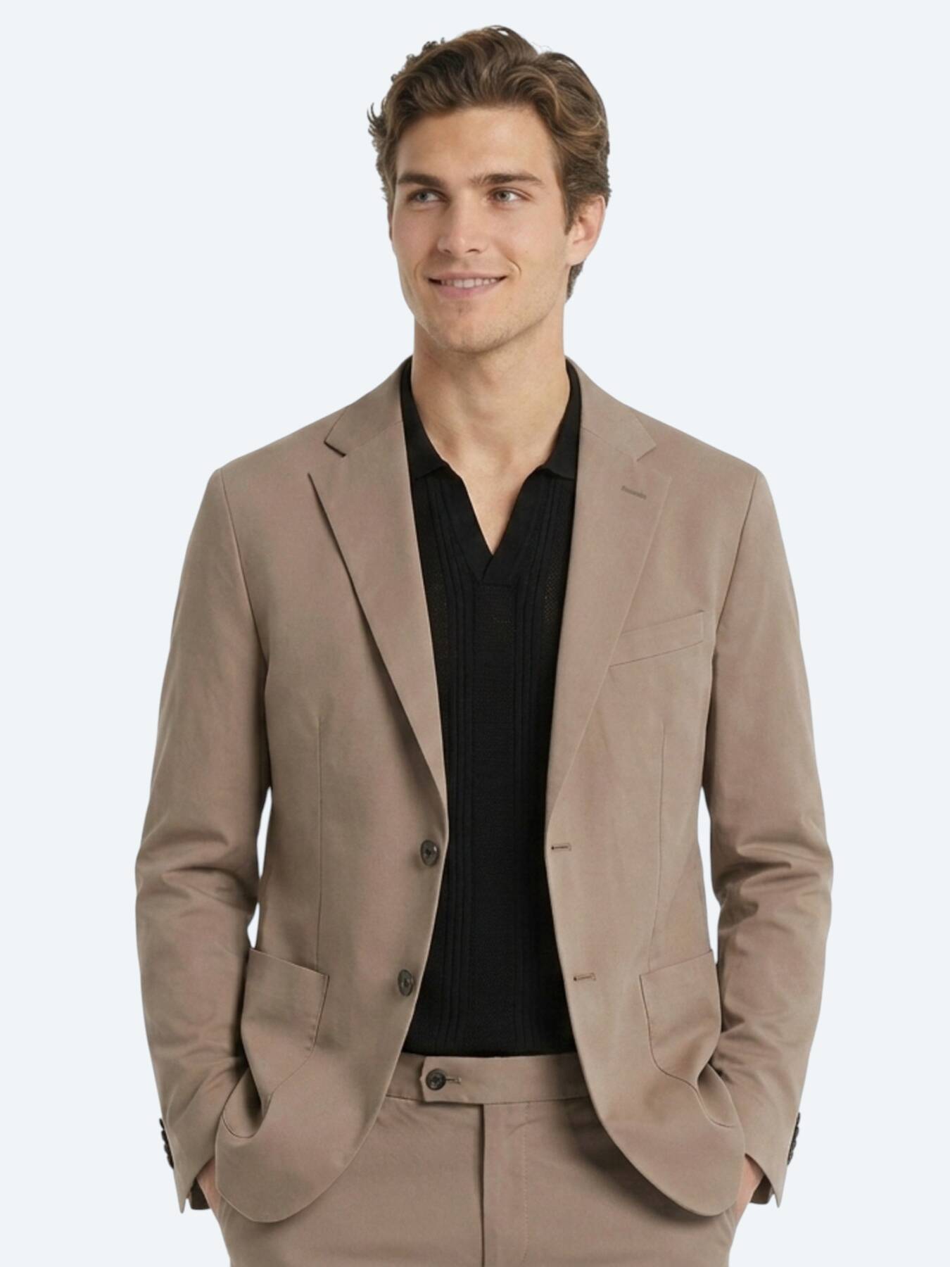 Vizon Comfort Fit Pamuk Karışımlı Takım Elbise