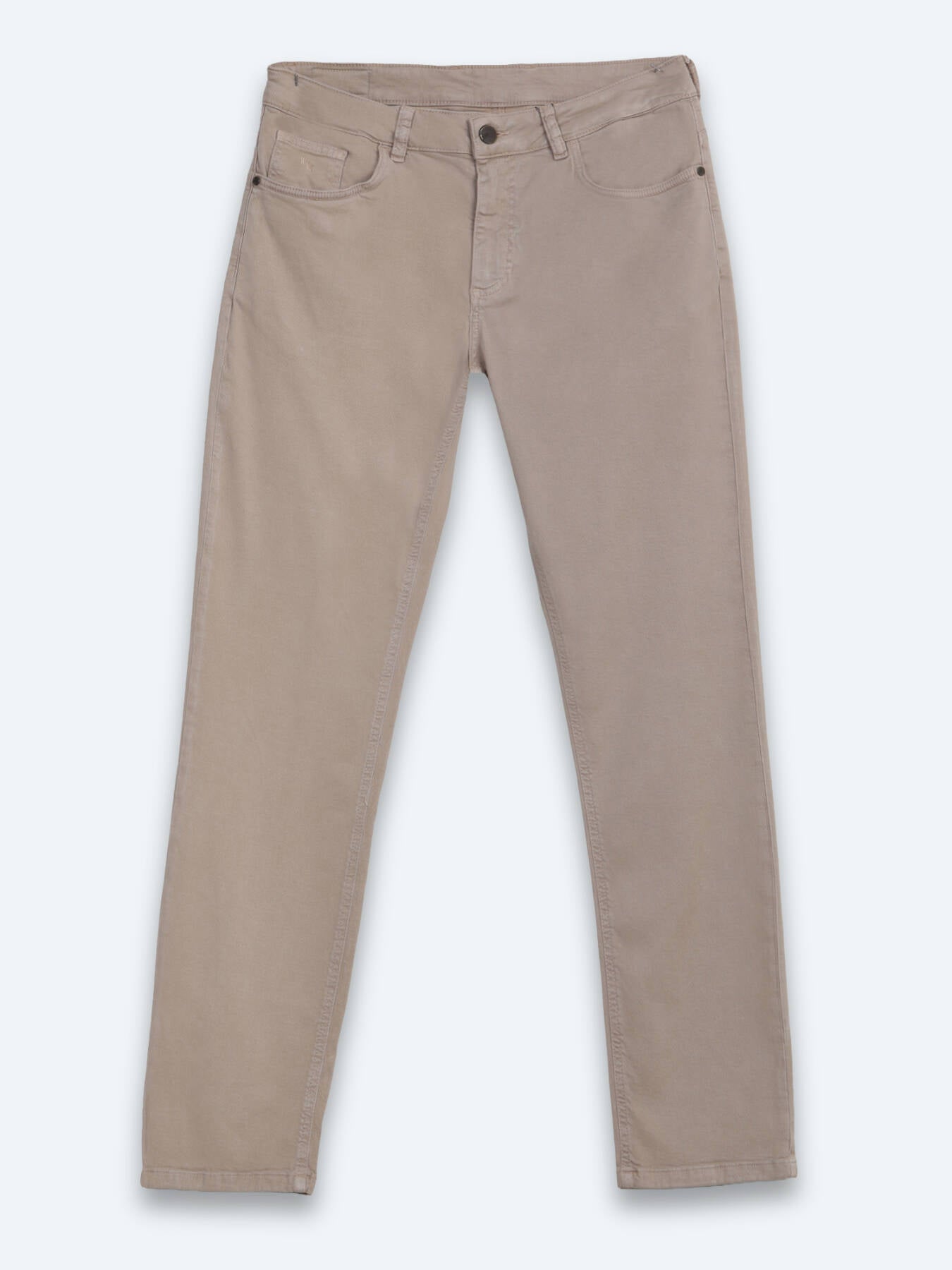 Vizon Dokuma Slim Fit Spor Pamuk Karışımlı Pantolon
