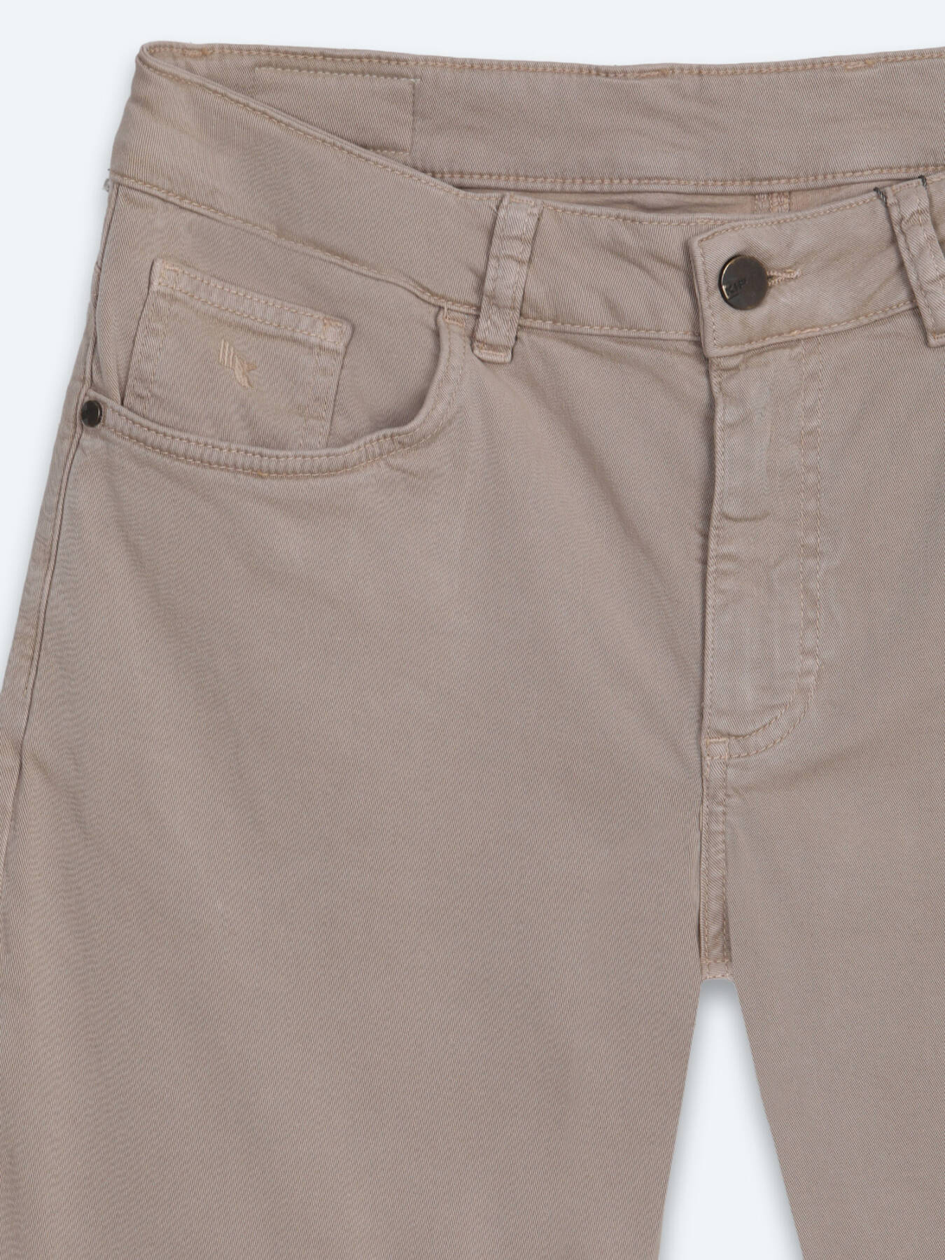 Vizon Dokuma Slim Fit Spor Pamuk Karışımlı Pantolon