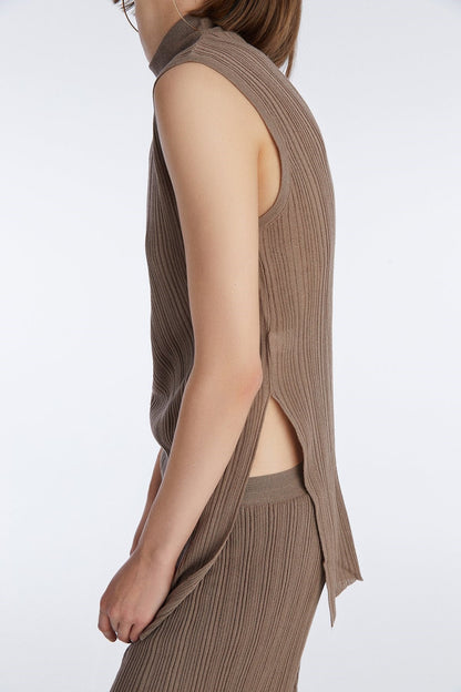 Vizon Uzun Fitilli Triko Bluz