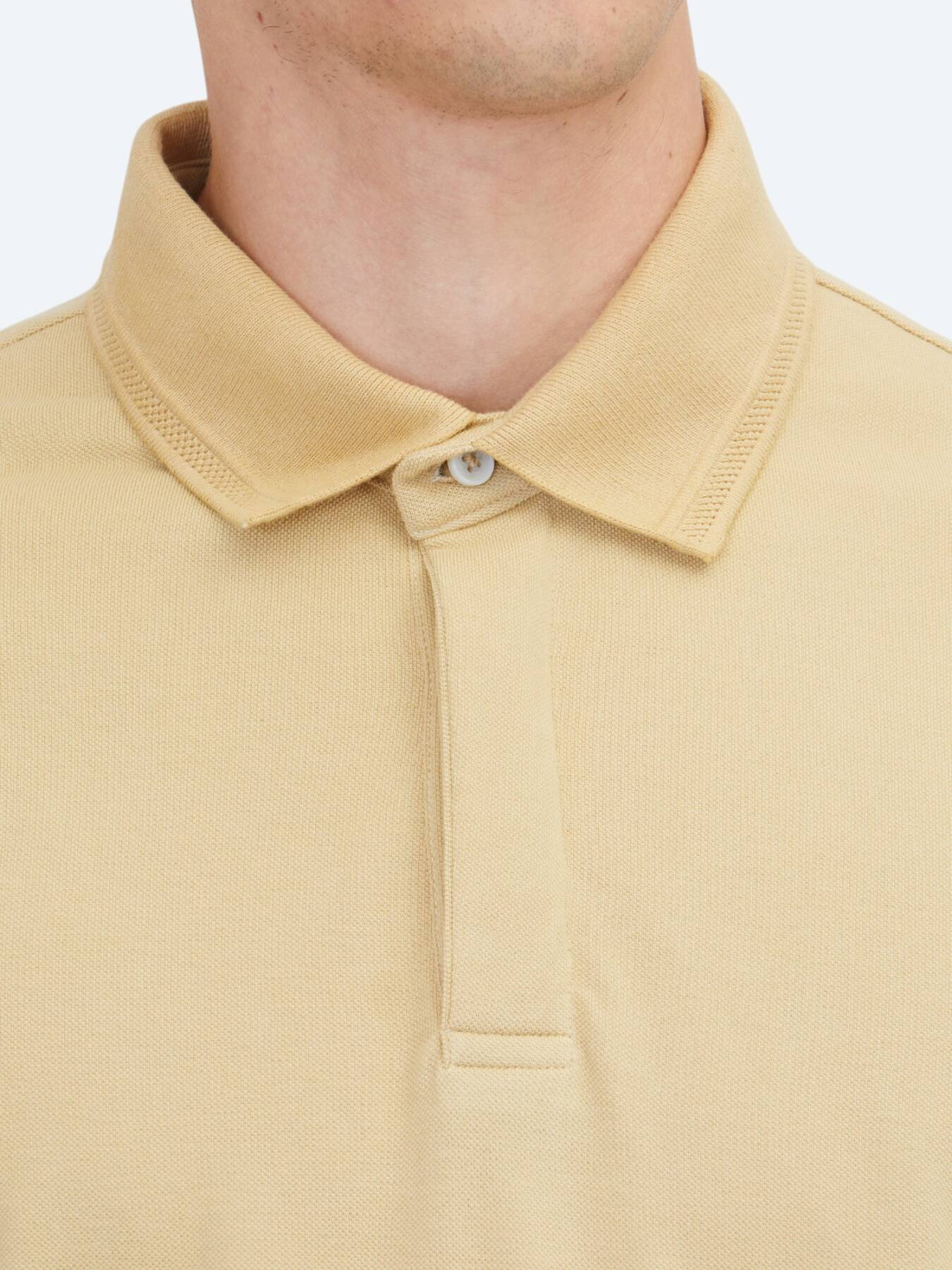 Yağ Yeşili Düz %100 Pamuk T-shirt