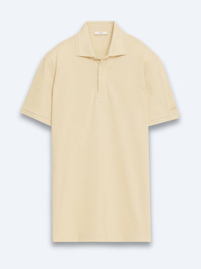 Yağ Yeşili Düz %100 Pamuk T-shirt