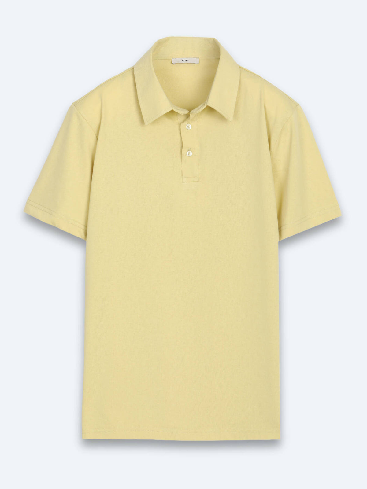 Yağ Yeşili Düz Pamuk Karışımlı T-shirt