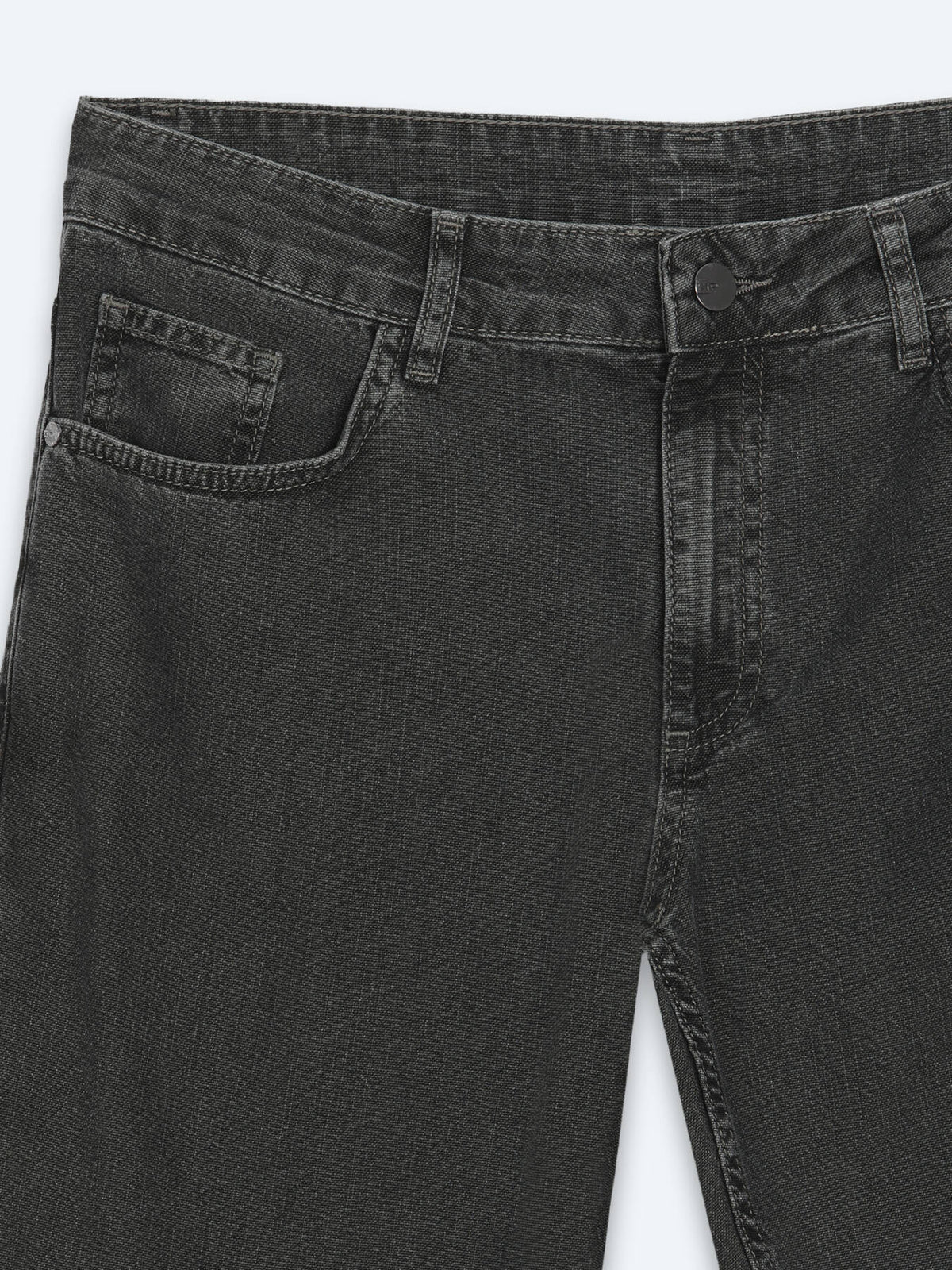 Yeşil Regular Fit Denim %100 Pamuk Pantolon